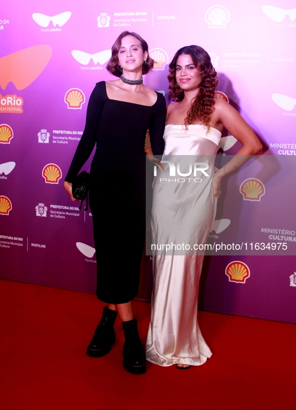 TV stars are present during the pre-premiere of the film Emilia Peres, held during the Rio 2024 Festival, in Rio de Janeiro, Brazil, on Octo...