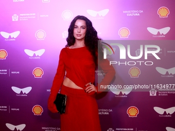 TV stars are present during the pre-premiere of the film Emilia Peres, held during the Rio 2024 Festival, in Rio de Janeiro, Brazil, on Octo...