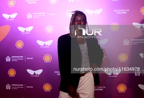 Actor Jonathan Azevedo attends the pre-premiere of the film Emilia Peres during the Rio Festival 2024 in Rio de Janeiro, Brazil, on October...