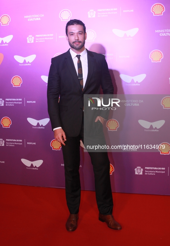 Actor Sergio Marone attends the pre-premiere of the film Emilia Peres during the Rio 2024 Festival in Rio de Janeiro, Brazil, on October 3,...