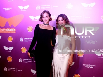 TV stars are present during the pre-premiere of the film Emilia Peres, held during the Rio 2024 Festival, in Rio de Janeiro, Brazil, on Octo...