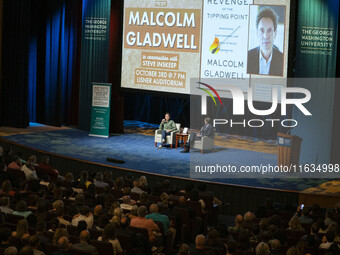 On October 3, 2024, in Washington, DC, at George Washington University, a thousand people come to see Malcolm Gladwell talk about his new bo...