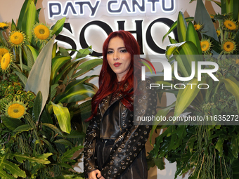 Mexican singer Paty Cantu poses during the Soho 30 as part of the celebration of the 30th anniversary of the Soho store at Soho Reforma in M...