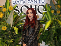 Mexican singer Paty Cantu poses during the Soho 30 as part of the celebration of the 30th anniversary of the Soho store at Soho Reforma in M...