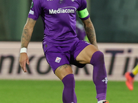 Cristiano Biraghi  of ACF Fiorentina during the Conference League match between ACF Fiorentina and The New Saints, on October 3 , 2024 at St...