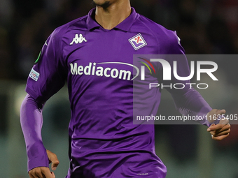 Amir Richardson of ACF Fiorentina controls the ball during  the Conference League match between ACF Fiorentina and The New Saints, on Octobe...