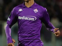 Amir Richardson of ACF Fiorentina controls the ball during  the Conference League match between ACF Fiorentina and The New Saints, on Octobe...