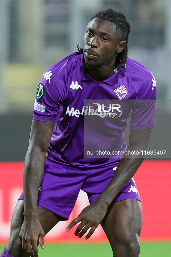 Moise Kean of ACF Fiorentina during  the Conference League match between ACF Fiorentina and The New Saints, on October 3 , 2024 at Stadium A...