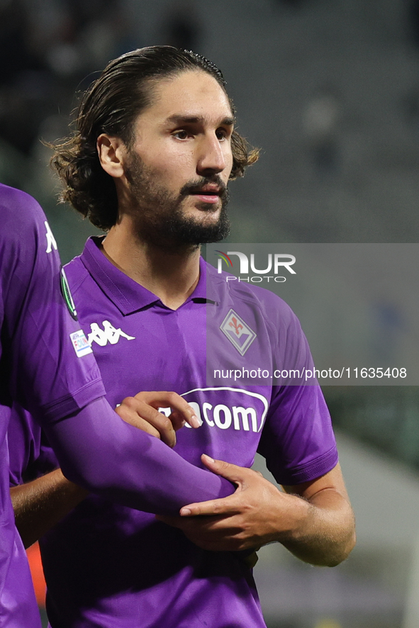 Yacine Adli of ACF Fiorentina during  the Conference League match between ACF Fiorentina and The New Saints, on October 3 , 2024 at Stadium...