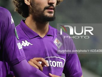 Yacine Adli of ACF Fiorentina during  the Conference League match between ACF Fiorentina and The New Saints, on October 3 , 2024 at Stadium...