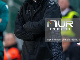 Head coach Manuel Pellegrini during UEFA Conference League match Legia Warsaw vs Real Betis in Warsaw Poland on 3 October 2024 in Warsaw, Po...