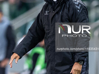 Head coach Manuel Pellegrini during UEFA Conference League match Legia Warsaw vs Real Betis in Warsaw Poland on 3 October 2024 in Warsaw, Po...