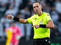 Referee Luca Pairetto during UEFA Conference League match Legia Warsaw vs Real Betis in Warsaw Poland on 3 October 2024 in Warsaw, Poland on...