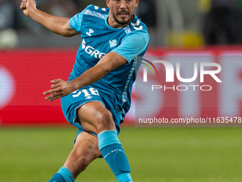 Pablo Fornals  is playing during UEFA Conference League match between Legia Warsaw and Real Betis in Warsaw Poland on 3 October 2024 in Wars...