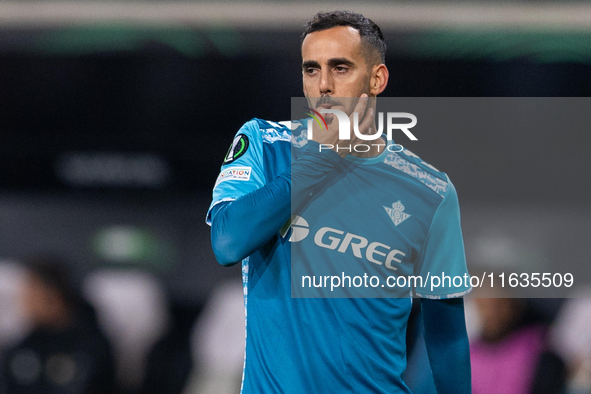 Juanmi  is playing during UEFA Conference League match between Legia Warsaw and Real Betis in Warsaw Poland on 3 October 2024 in Warsaw, Pol...