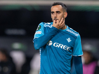 Juanmi  is playing during UEFA Conference League match between Legia Warsaw and Real Betis in Warsaw Poland on 3 October 2024 in Warsaw, Pol...