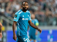 Cedric Bakambu  is playing during UEFA Conference League match between Legia Warsaw and Real Betis in Warsaw Poland on 3 October 2024 in War...