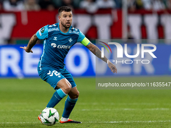 Aitor Ruibal  is playing during UEFA Conference League match between Legia Warsaw and Real Betis in Warsaw Poland on 3 October 2024 in Warsa...