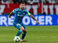 Aitor Ruibal  is playing during UEFA Conference League match between Legia Warsaw and Real Betis in Warsaw Poland on 3 October 2024 in Warsa...