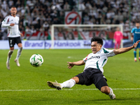 Ryoya Morishita  is playing during UEFA Conference League match between Legia Warsaw and Real Betis in Warsaw Poland on 3 October 2024 in Wa...