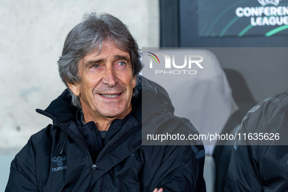 Manuel Pellegrini   during UEFA Conference League match between Legia Warsaw and Real Betis in Warsaw Poland on 3 October 2024 in Warsaw, Po...