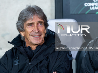 Manuel Pellegrini   during UEFA Conference League match between Legia Warsaw and Real Betis in Warsaw Poland on 3 October 2024 in Warsaw, Po...