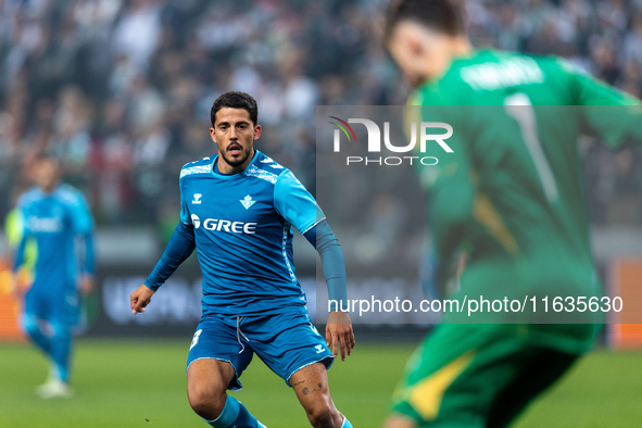 Pablo Fornals  is playing during UEFA Conference League match between Legia Warsaw and Real Betis in Warsaw Poland on 3 October 2024 in Wars...