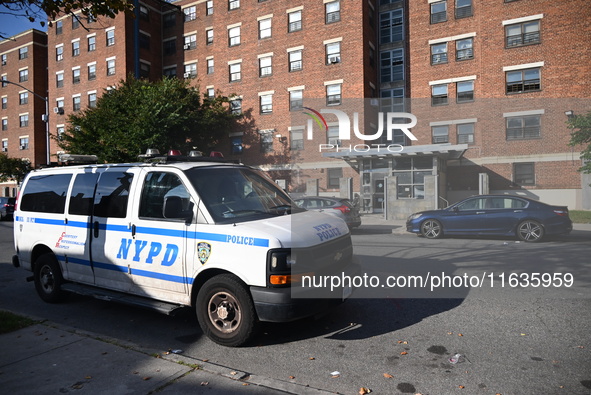 The NYPD is on the scene of an overnight shooting that results in the death of a 59-year-old man inside an apartment building in the Edgemer...