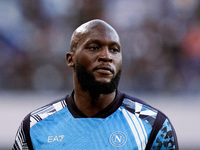 Romelu Lukaku of SSC Napoli looks on during the serie Serie A Enilive match between SSC Napoli and Como 1907 at Stadio Diego Armando Maradon...