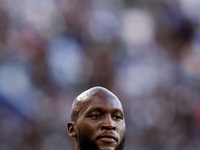 Romelu Lukaku of SSC Napoli looks on during the serie Serie A Enilive match between SSC Napoli and Como 1907 at Stadio Diego Armando Maradon...