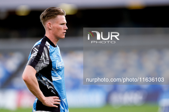 Scott McTominay of SSC Napoli looks on during the serie Serie A Enilive match between SSC Napoli and Como 1907 at Stadio Diego Armando Marad...