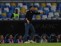 Cesc Fabregas Head Coach of Como during the Serie A match between SSC Napoli and Como at Stadio Diego Armando Maradona Naples Italy on 4 Oct...