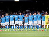 Line up of SSC Napoli during the serie Serie A Enilive match between SSC Napoli and Como 1907 at Stadio Diego Armando Maradona on October 4,...