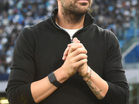 Cesc Fabregas Head Coach of Como during the Serie A match between SSC Napoli and Como at Stadio Diego Armando Maradona Naples Italy on 4 Oct...