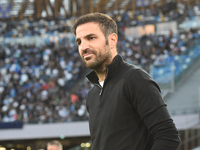 Cesc Fabregas Head Coach of Como during the Serie A match between SSC Napoli and Como at Stadio Diego Armando Maradona Naples Italy on 4 Oct...