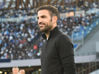 Cesc Fabregas Head Coach of Como during the Serie A match between SSC Napoli and Como at Stadio Diego Armando Maradona Naples Italy on 4 Oct...