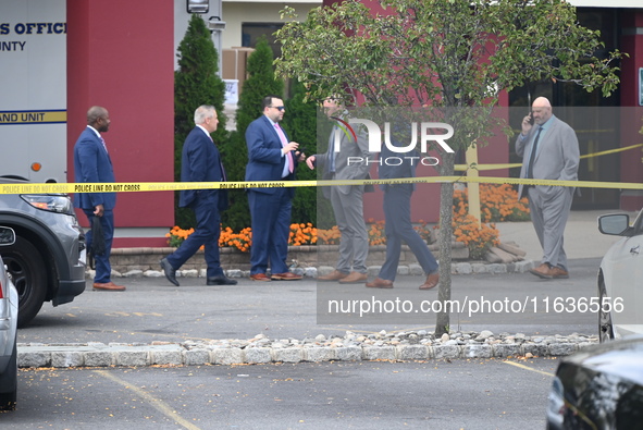 A shooting at the Ramada Inn leaves one person dead and one person injured in Fairfield, New Jersey, United States, on October 4, 2024. The...