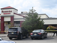 A shooting at the Ramada Inn leaves one person dead and one person injured in Fairfield, New Jersey, United States, on October 4, 2024. The...