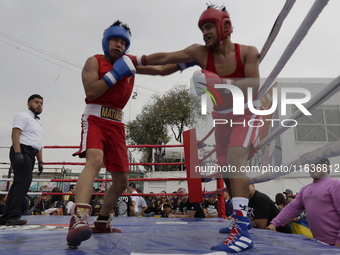 A boxing event takes place in Tepito, Mexico City, on October 4, 2024, where the inhabitants celebrate the Day of St. Francis of Assisi, who...