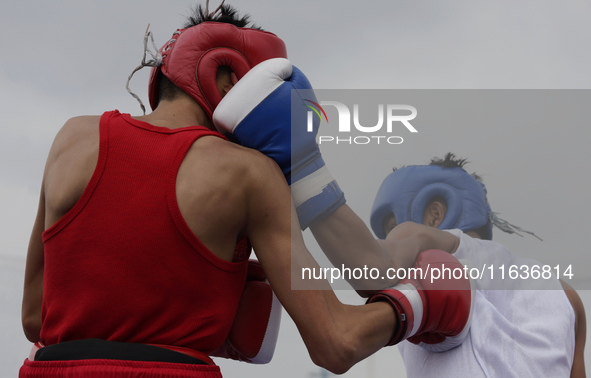 A boxing event takes place in Tepito, Mexico City, on October 4, 2024, where the inhabitants celebrate the Day of St. Francis of Assisi, who...