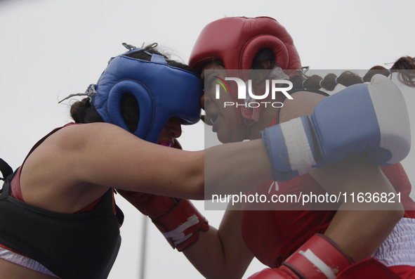 A boxing event takes place in Tepito, Mexico City, on October 4, 2024, where the inhabitants celebrate the Day of St. Francis of Assisi, who...