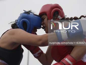 A boxing event takes place in Tepito, Mexico City, on October 4, 2024, where the inhabitants celebrate the Day of St. Francis of Assisi, who...