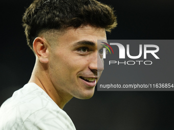 David Jimenez right-back of Real Madrid and Spain during the warm-up before the La Liga match between Real Madrid CF and Deportivo Alavés at...