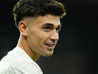 David Jimenez right-back of Real Madrid and Spain during the warm-up before the La Liga match between Real Madrid CF and Deportivo Alavés at...