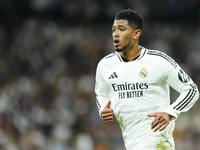 Jude Bellingham central midfield of Real Madrid and England during the La Liga match between Real Madrid CF and Deportivo Alavés at Estadio...