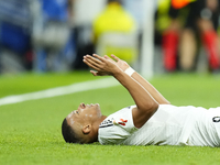 Kylian Mbappe centre-forward of Real Madrid and France during the La Liga match between Real Madrid CF and Deportivo Alavés at Estadio Santi...