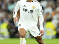 Jude Bellingham central midfield of Real Madrid and England during the La Liga match between Real Madrid CF and Deportivo Alavés at Estadio...