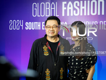 VOGUE Thailand Editor Kullawit 'Ford' Laosuksri attends Day 3 of Bangkok International Fashion Week at Siam Paragon in Bangkok, Thailand, on...