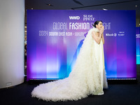 Davika 'Mai' Hoorne attends Day 3 of Bangkok International Fashion Week at Siam Paragon in Bangkok, Thailand, on October 4, 2024. (