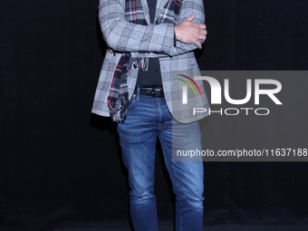 Cesar Perrin poses for photos during the 'El Sotano' press conference at Teatro Fernando Soler in Mexico City, Mexico, on October 4, 2024. (